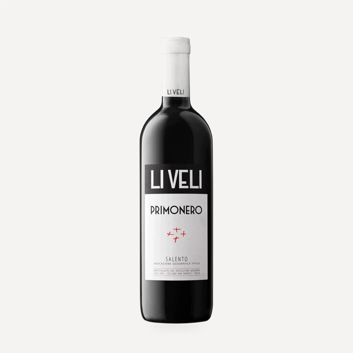Primonero Salento IGT wine — Masseria Li Veli winery — Dionysus