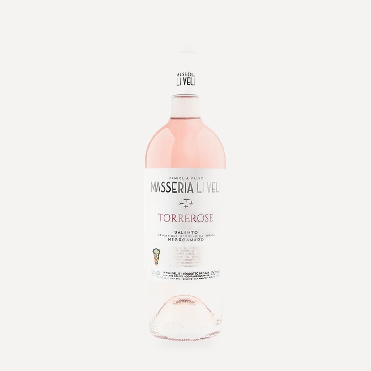 Torrerose Negroamaro Salento IGT wine — Masseria Li Veli winery — Dionysus
