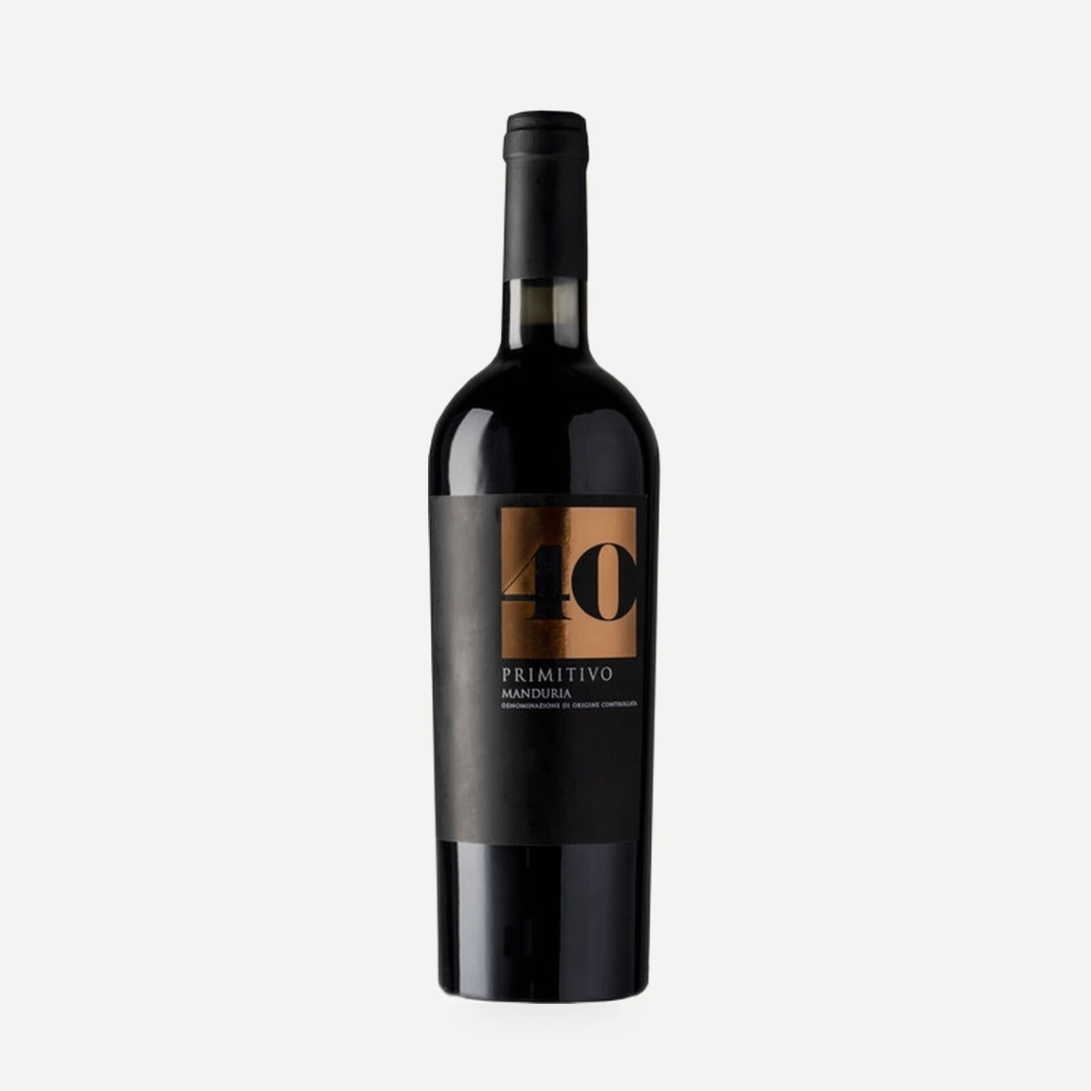 40 Primitivo di Manduria DOC wine — Masseria Tagaro winery — Dionysus