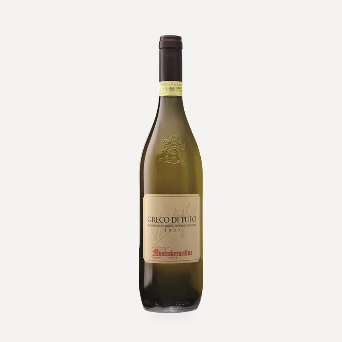 Greco di Tufo Vintage DOCG wine — Mastroberardino winery — Dionysus