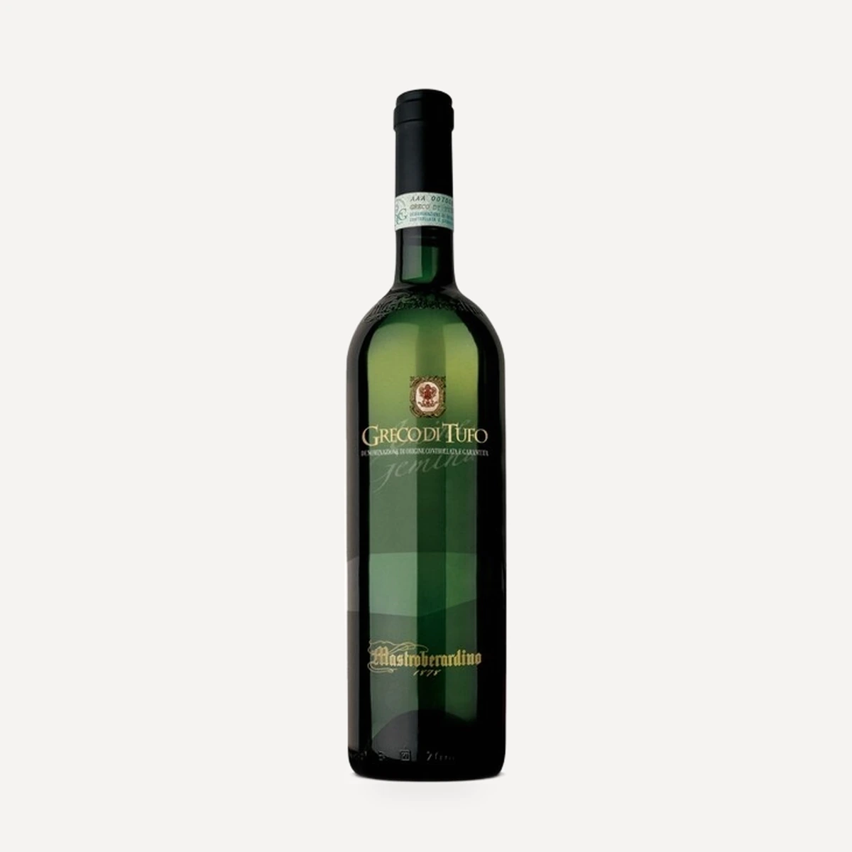Greco di Tufo DOCG wine — Mastroberardino winery — Dionysus