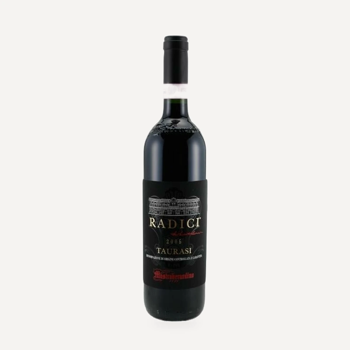 Radici Taurasi DOCG wine — Mastroberardino winery — Dionysus