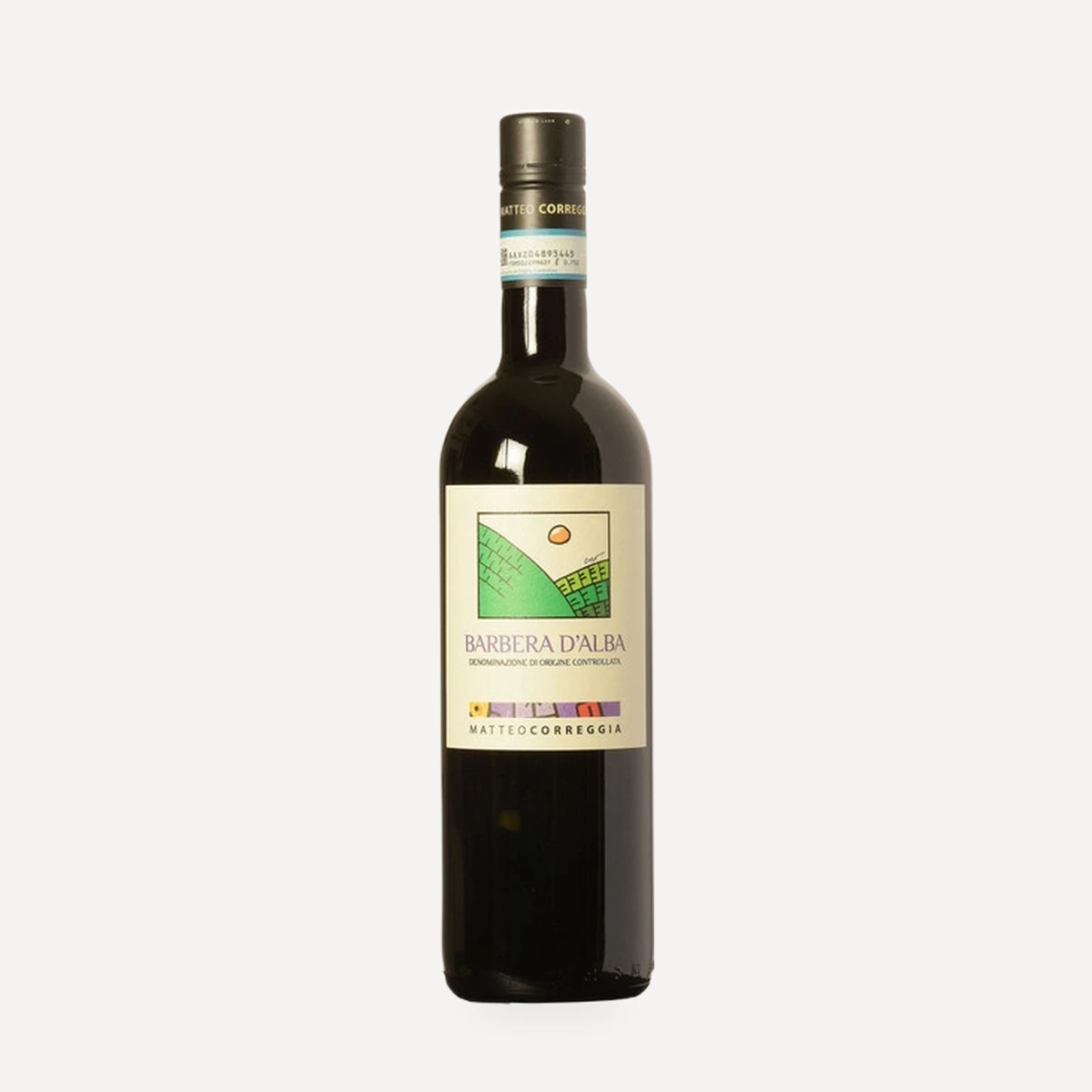 Barbera d’Alba wine — Matteo Correggia winery — Dionysus