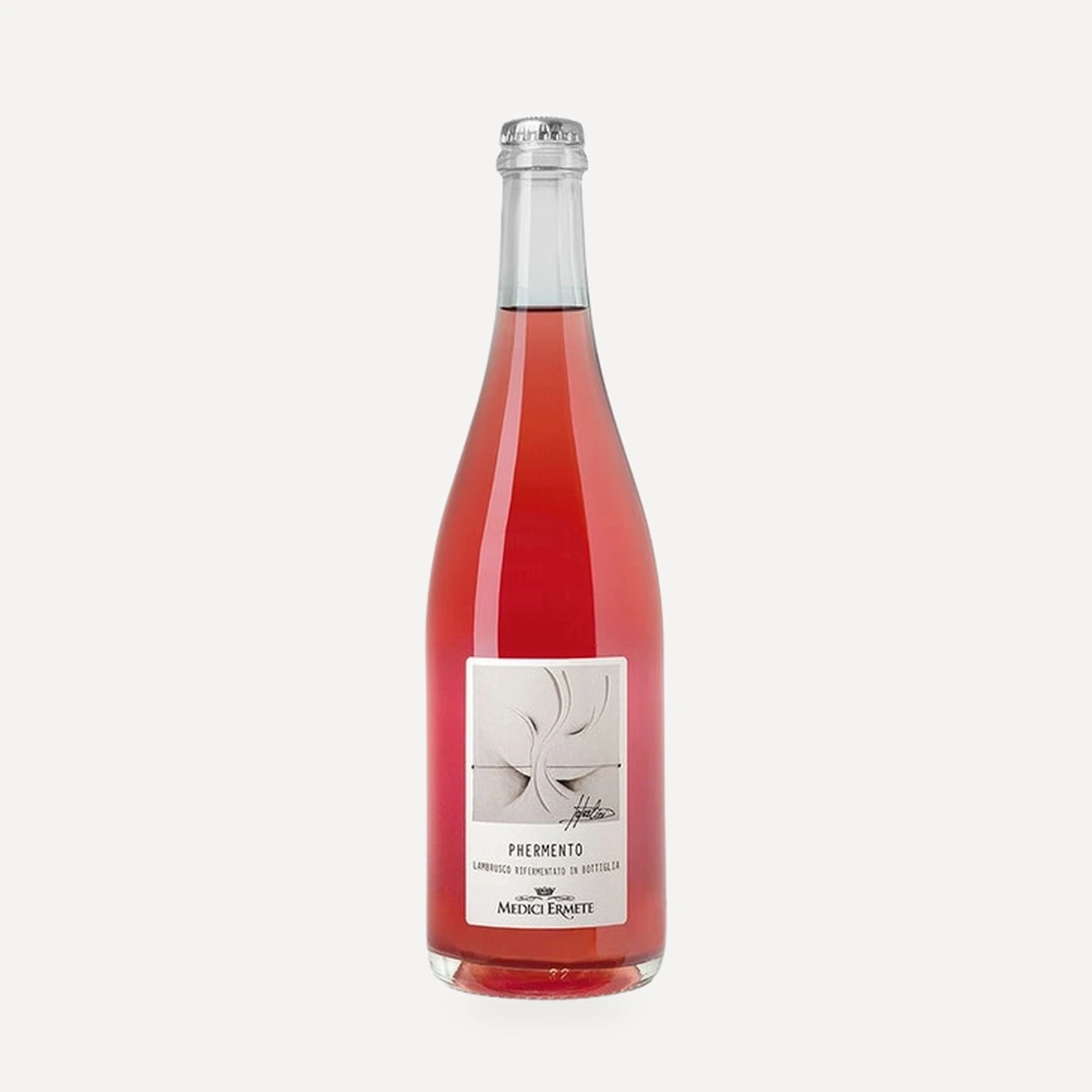 Phermento Lambrusco di Sorbara Dry (Refermented in the bottle) DOC wine — Medici Ermete winery — Dionysus