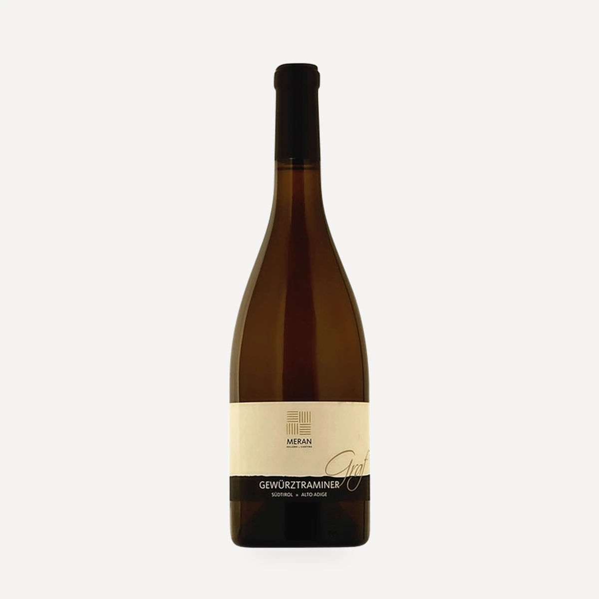 Graf von Gewurztraminer Sudtirol Alto Adige DOC wine — Meran winery — Dionysus