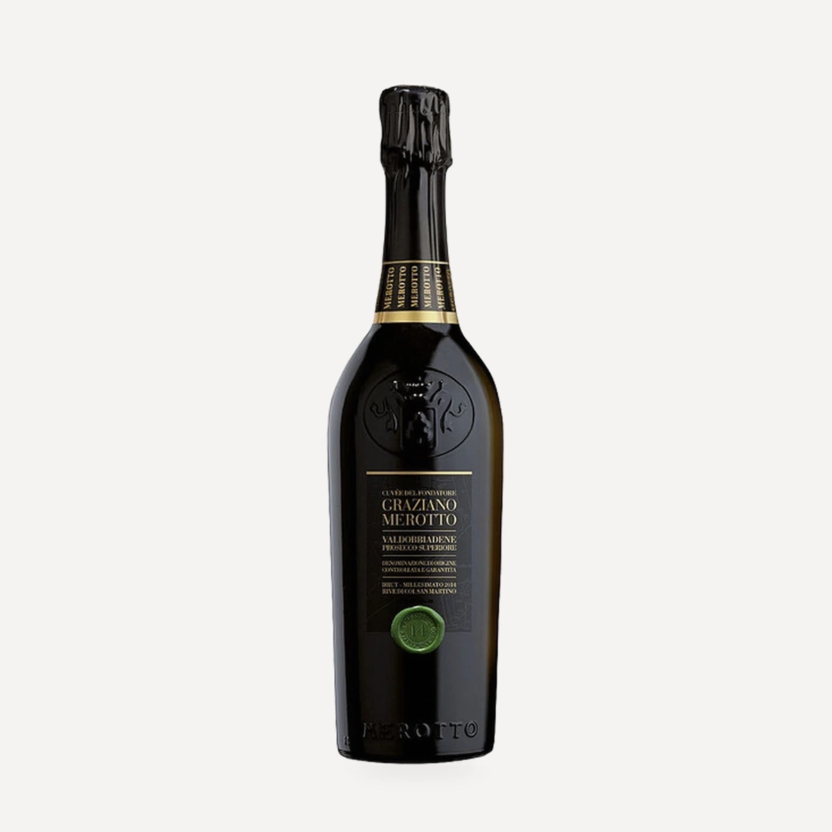 Cuvee del Fondatore Valdobbiadene Prosecco Superiore DOCG wine — Merotto winery — Dionysus