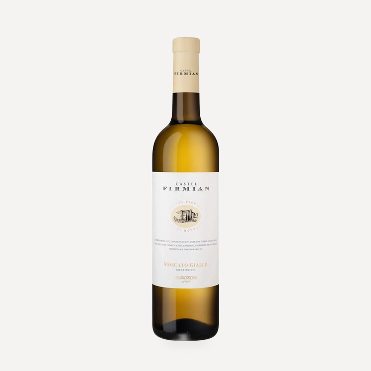 Castel Firmian Moscato Giallo Trentino DOC wine — Mezzacorona winery — Dionysus