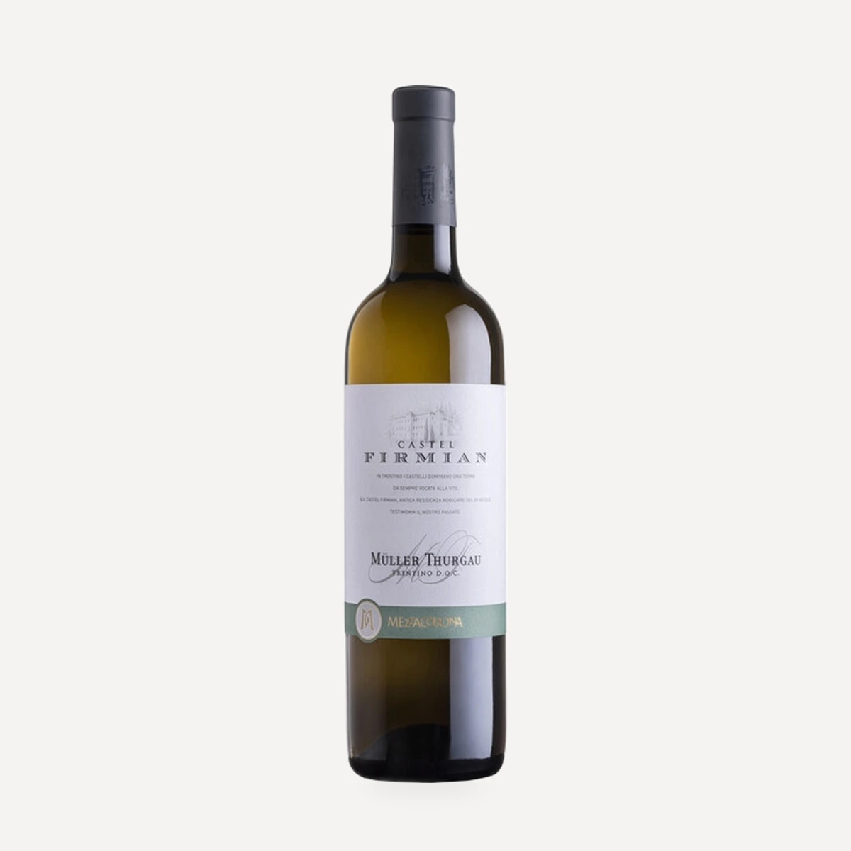 Castel Firmian Müller Thurgau Trentino DOC wine — Mezzacorona winery — Dionysus