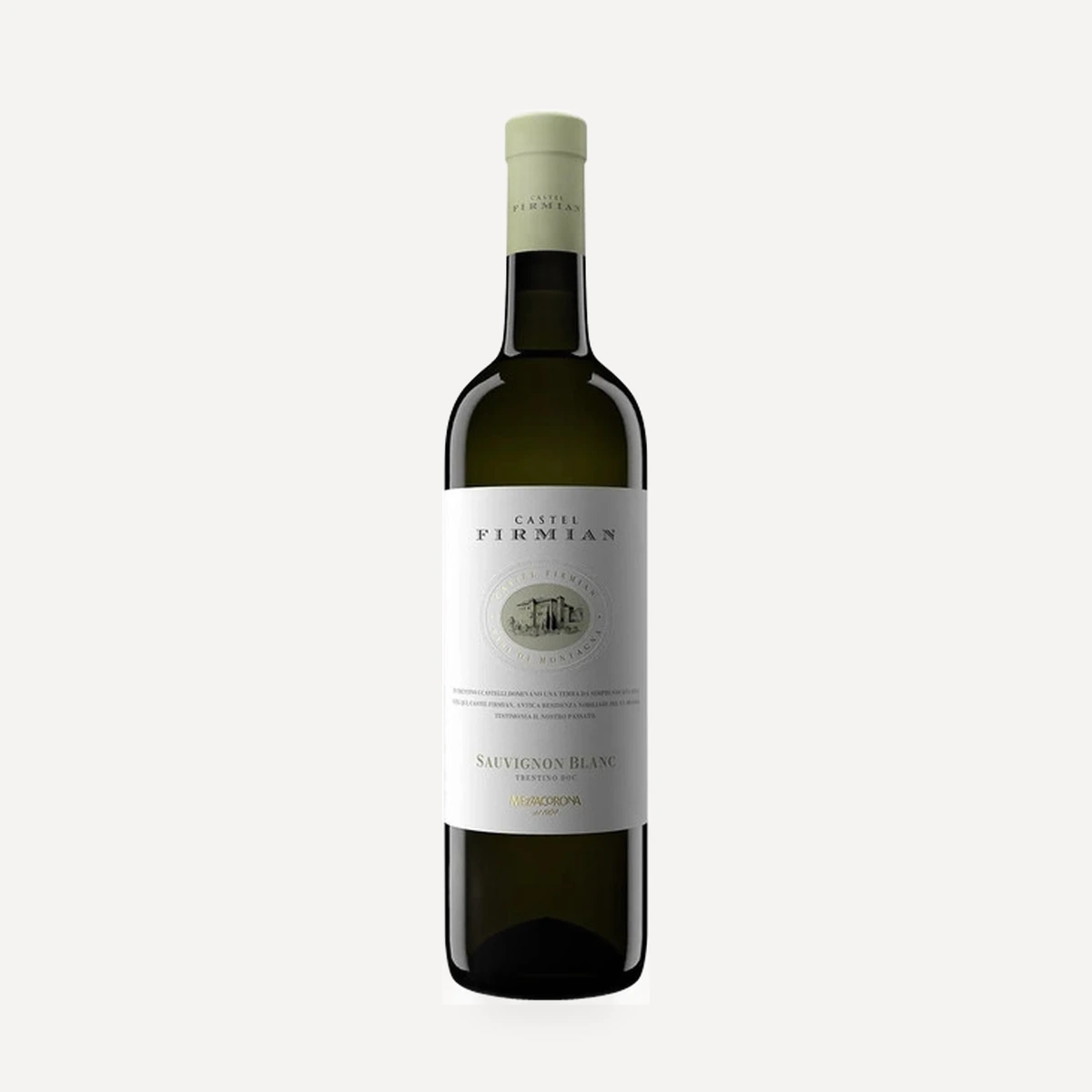 Castel Firmian Sauvignon Blanc Trentino DOC wine — Mezzacorona winery — Dionysus