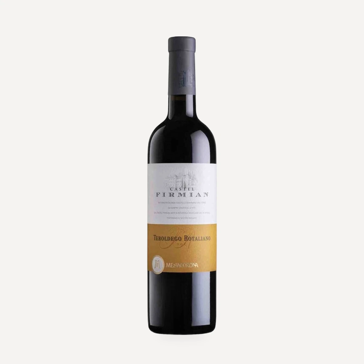 Castel Firmian Teroldego Rotaliano DOC wine — Mezzacorona winery — Dionysus