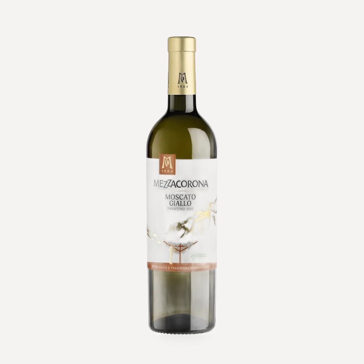 Classici Moscato Giallo Trentino DOC wine — Mezzacorona winery — Dionysus