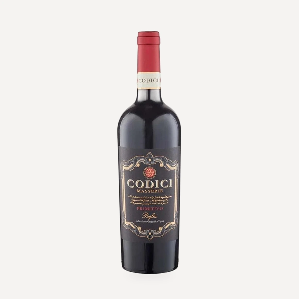 Codici Primitivo Puglia IGT wine — MGM Mondo Vino winery — Dionysus