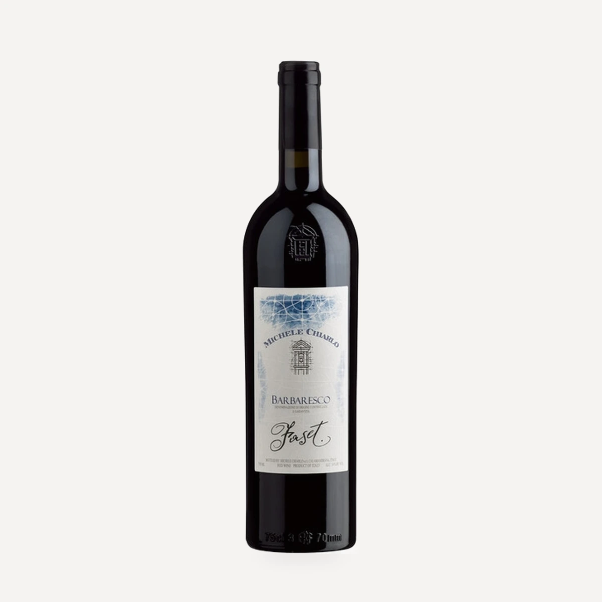 Barbaresco Faset wine — Michele Chiarlo winery — Dionysus