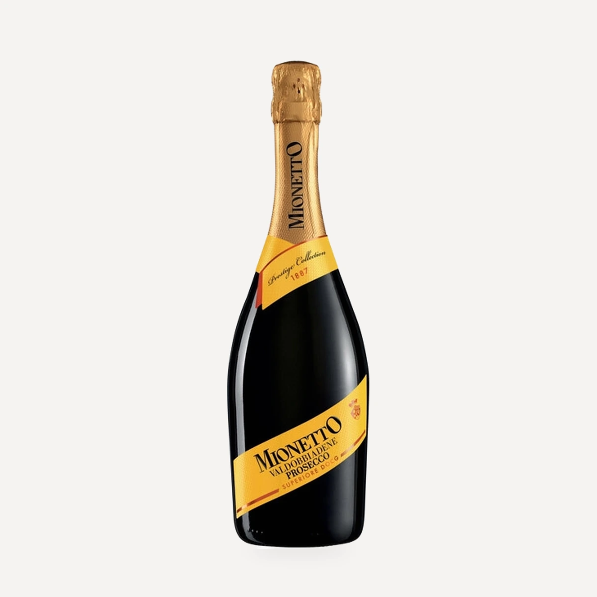Prestige Collection Valdobbiadene Prosecco Superiore Extra Dry DOCG wine — Mionetto winery — Dionysus