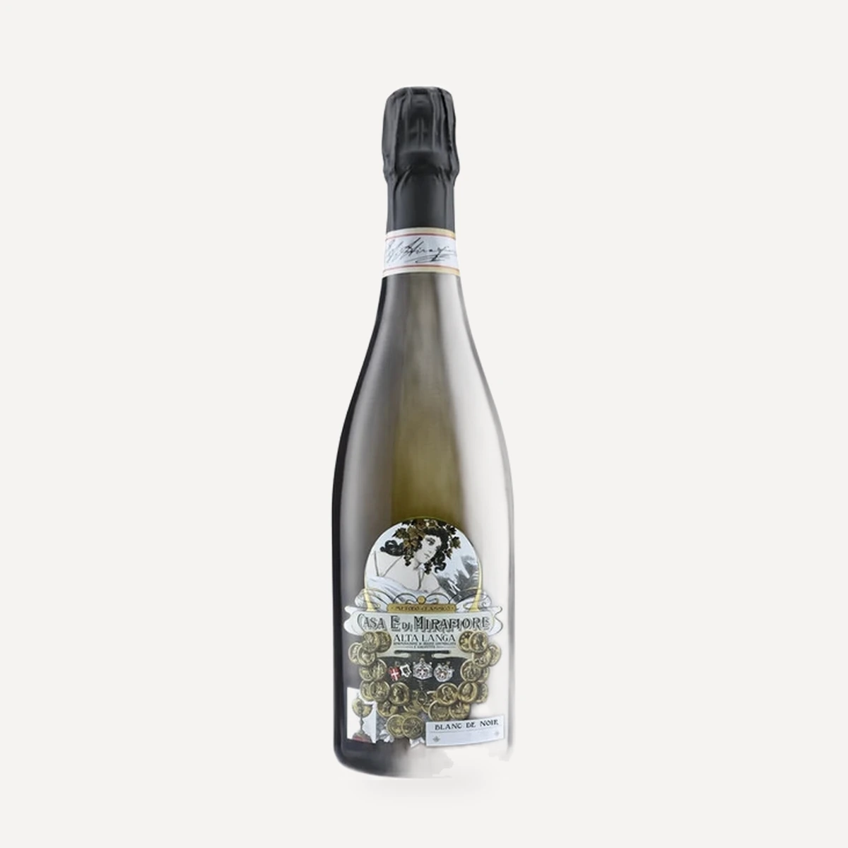 Alta Langa Blanc de Noir wine — Mirafiore winery — Dionysus