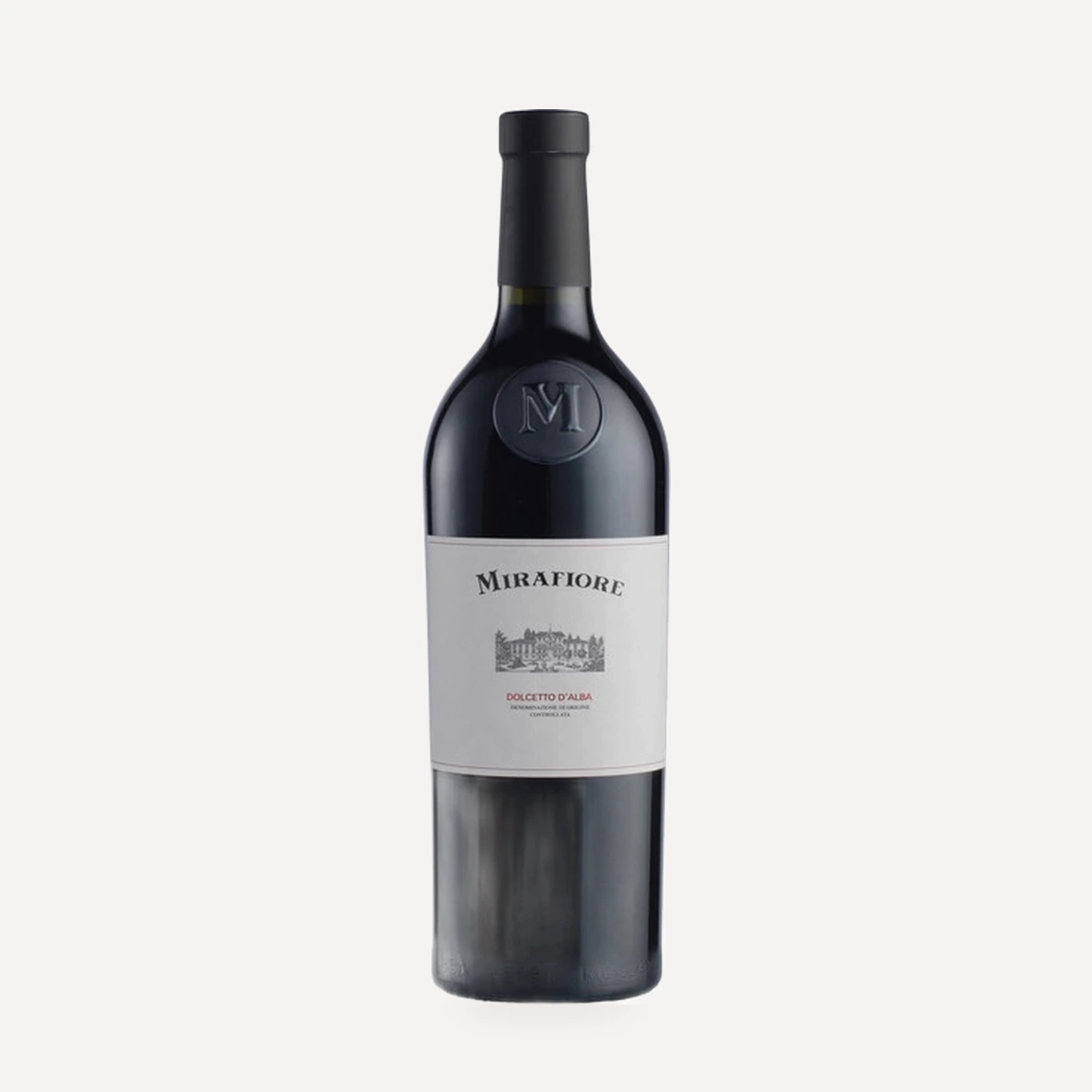 Dolcetto d’Alba wine — Mirafiore winery — Dionysus
