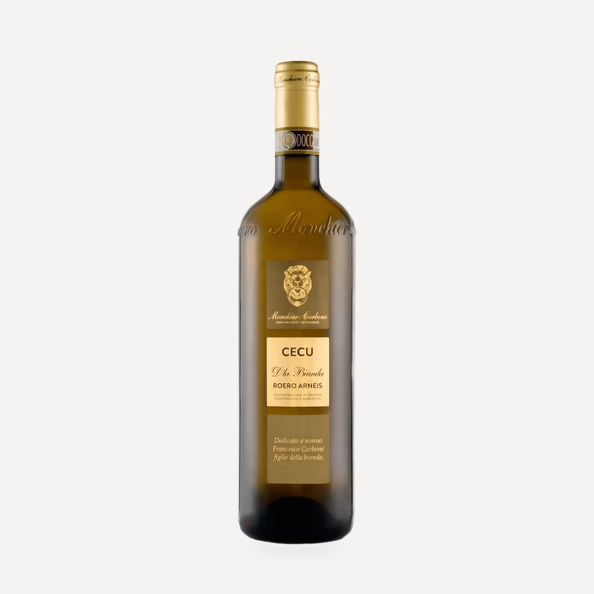 Cecu D'la Biunda Roero Arneis DOCG wine — Monchiero Carbone winery — Dionysus