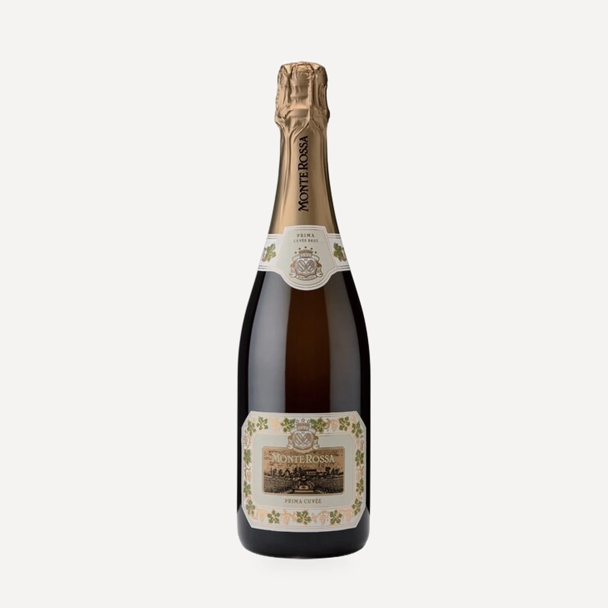 Prima Cuvee Brut wine — Monte Rossa winery — Dionysus