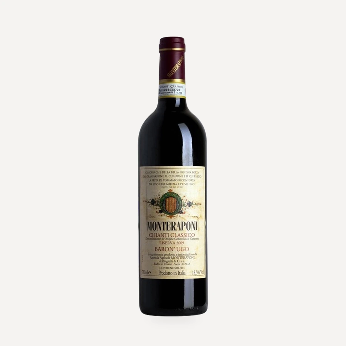Baron Ugo Riserva Chianti Classico DOCG wine — Monteraponi winery — Dionysus