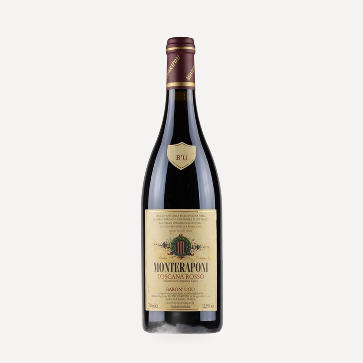 Toscana Rosso “Baron’ Ugo” IGT wine — Monteraponi winery — Dionysus