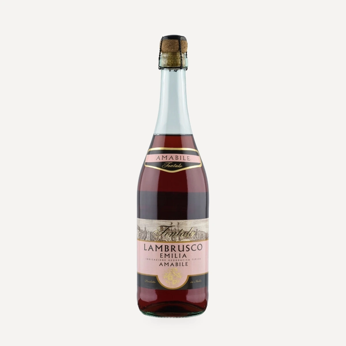 Fontale Lambrusco Emilia Rosato Amabile IGT wine — Morando winery — Dionysus