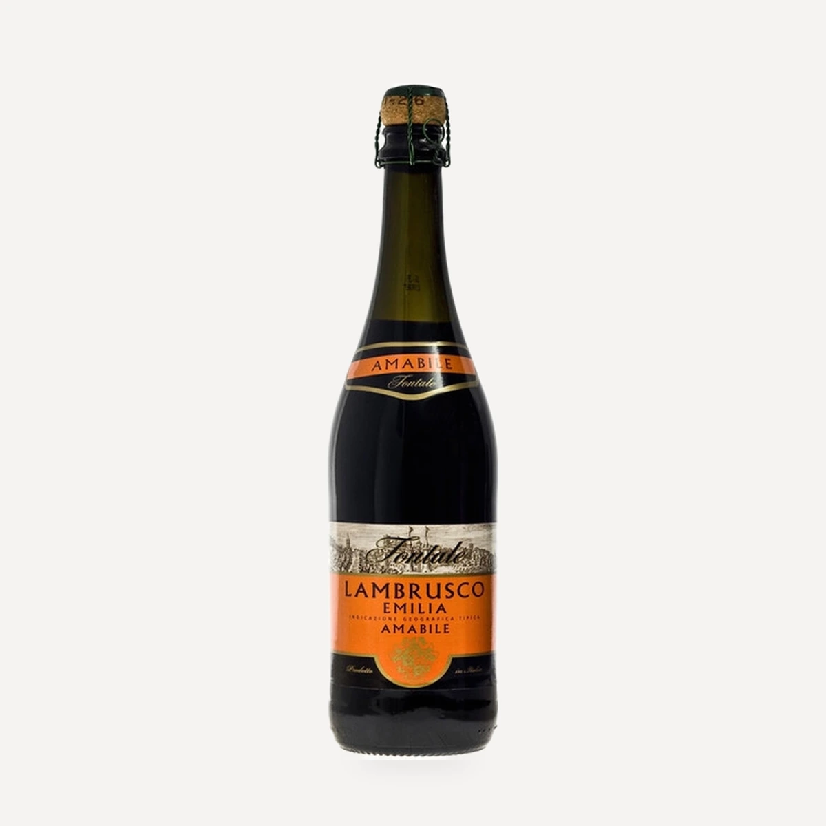 Fontale Lambrusco Emilia Rosso Amabile IGT wine — Morando winery — Dionysus