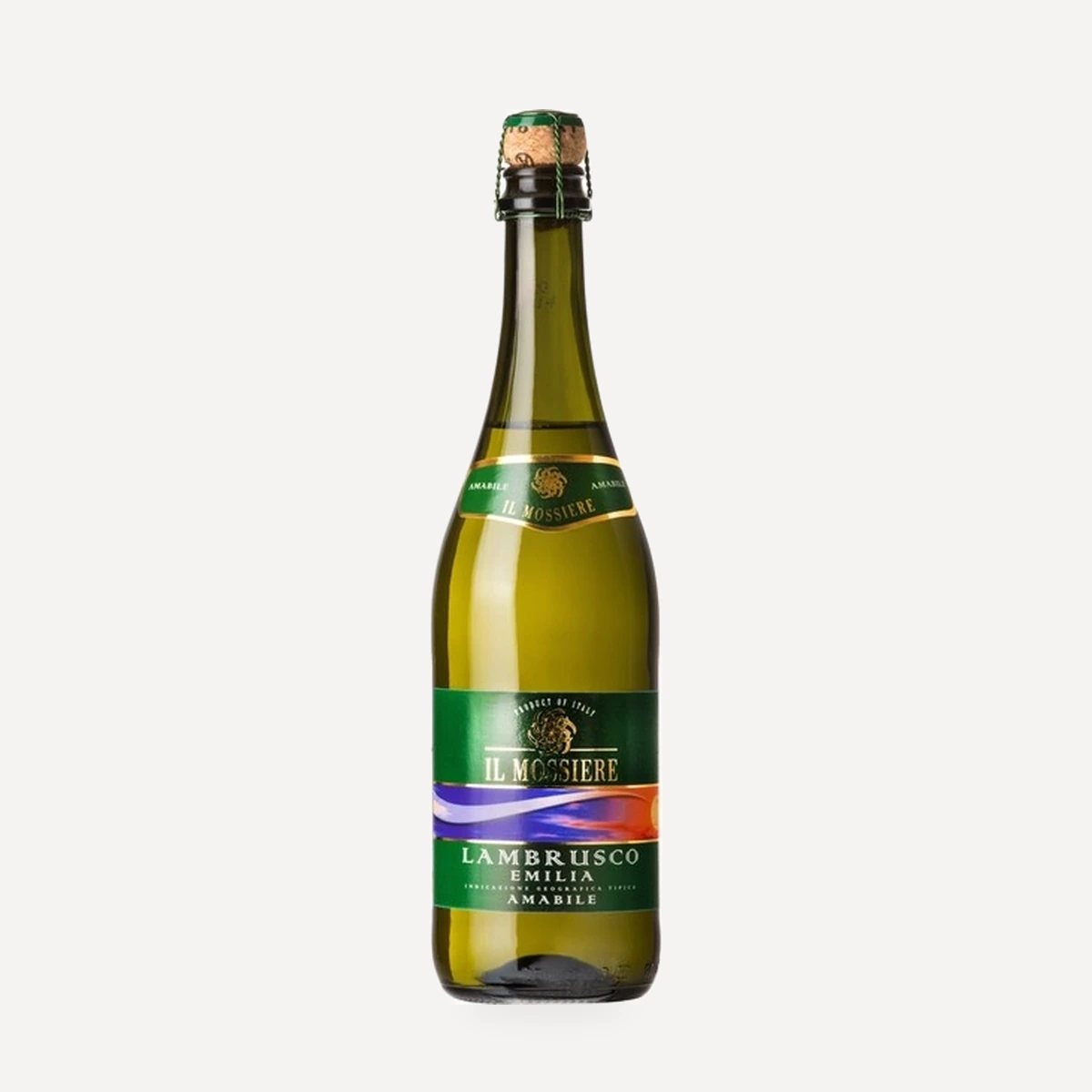 Il Mossiere Lambrusco Amabile White Emilia IGT wine — Morando winery — Dionysus