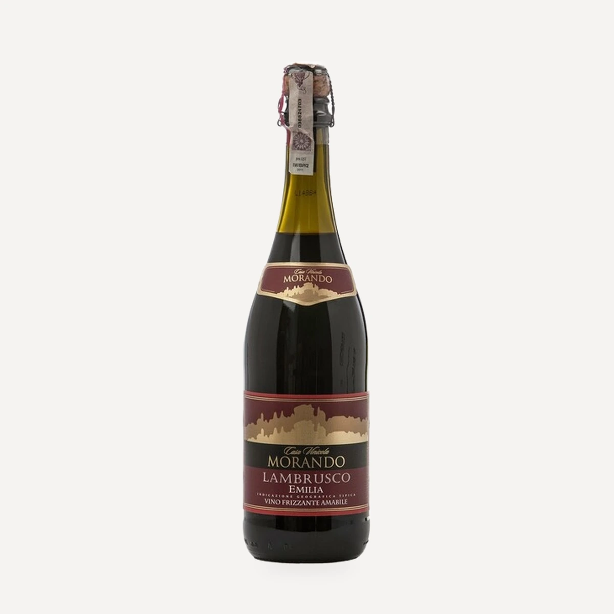 Lambrusco Amabile Emilia IGT wine — Morando winery — Dionysus