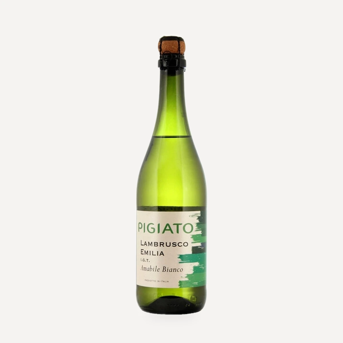 Pigiato Lambrusco Emilia Bianco IGT wine — Morando winery — Dionysus