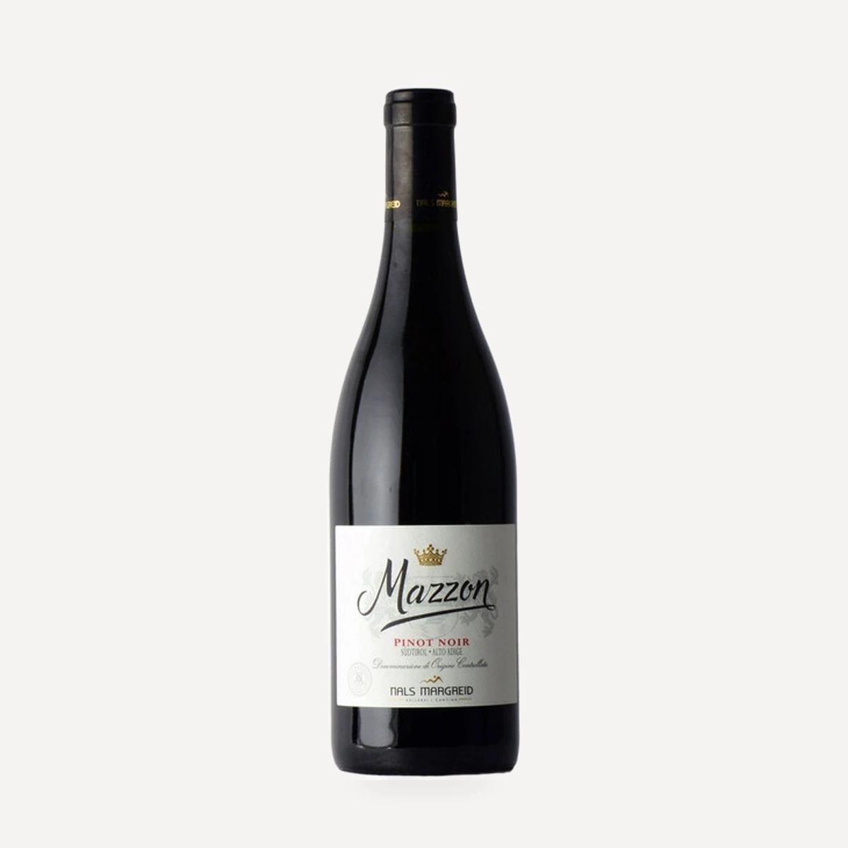 Mazzon Pinot Noir Sudtirol Alto Adige DOC wine — Nals Margreid winery — Dionysus