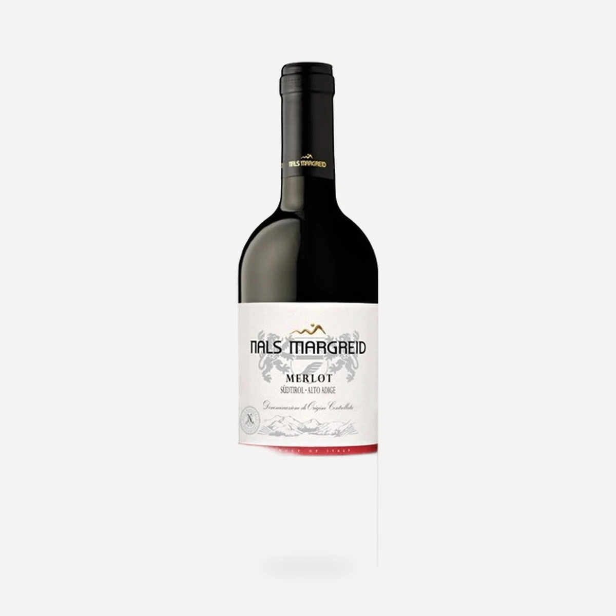 Merlot Sudtirol Alto Adige DOC wine — Nals Margreid winery — Dionysus