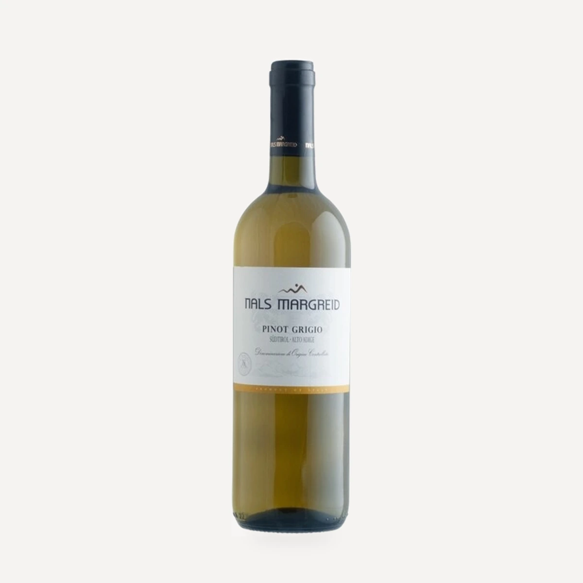 Pinot Grigio Sudtirol Alto Adige DOC wine — Nals Margreid winery — Dionysus