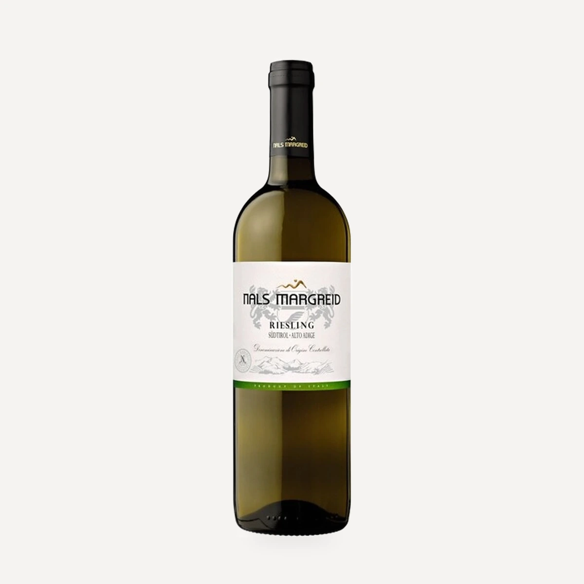 Riesling Sudtirol Alto Adige DOC wine — Nals Margreid winery — Dionysus