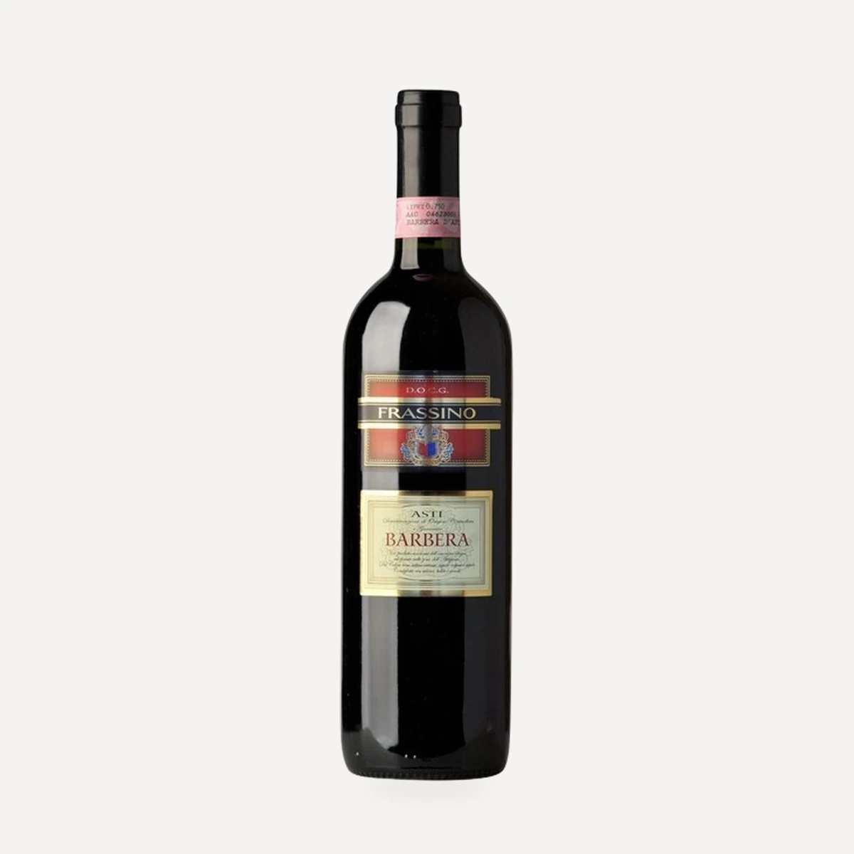 Barbera d'Asti Frassino DOC wine — Natale Verga winery — Dionysus