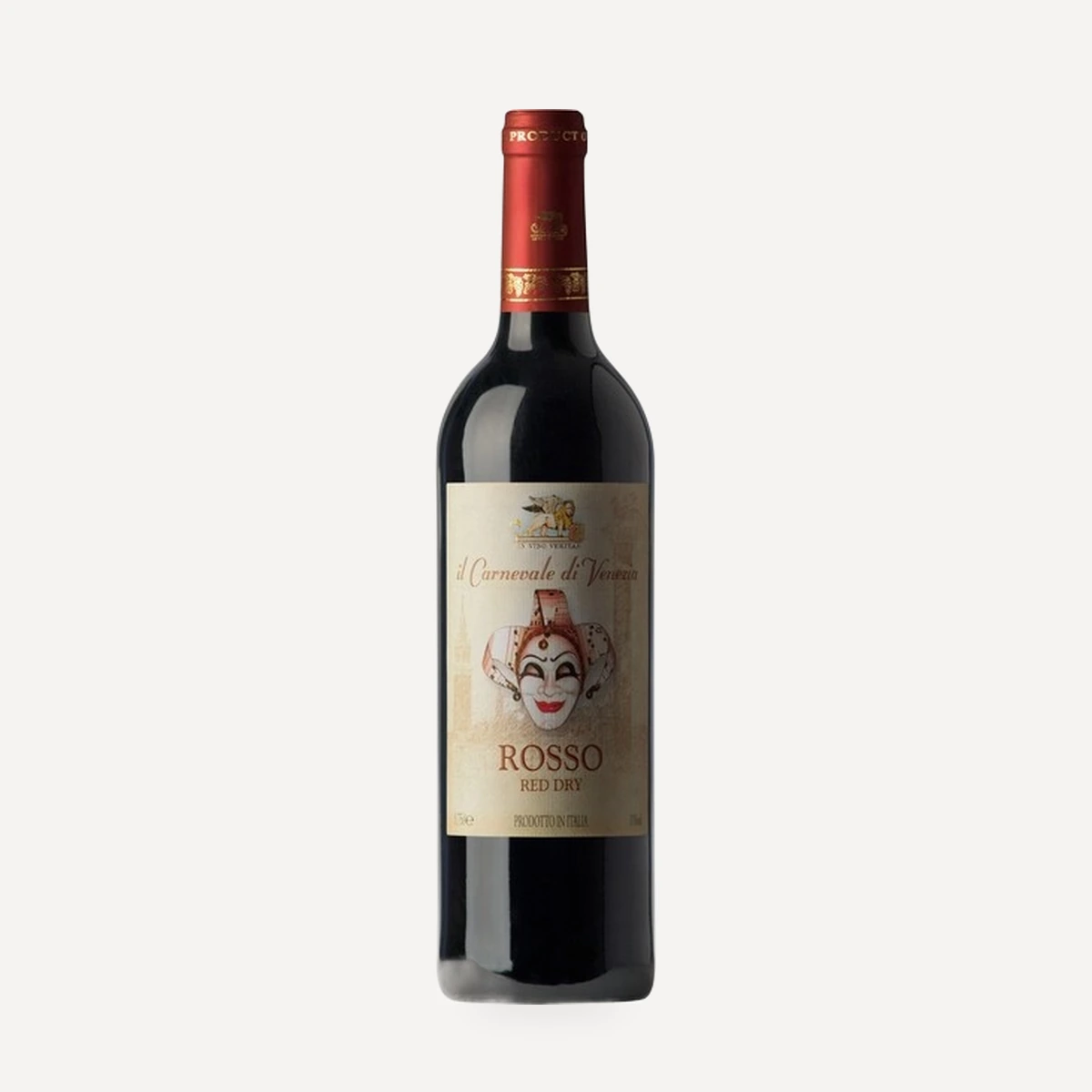 Carnevale di Venezia Red Dry wine — Natale Verga winery — Dionysus