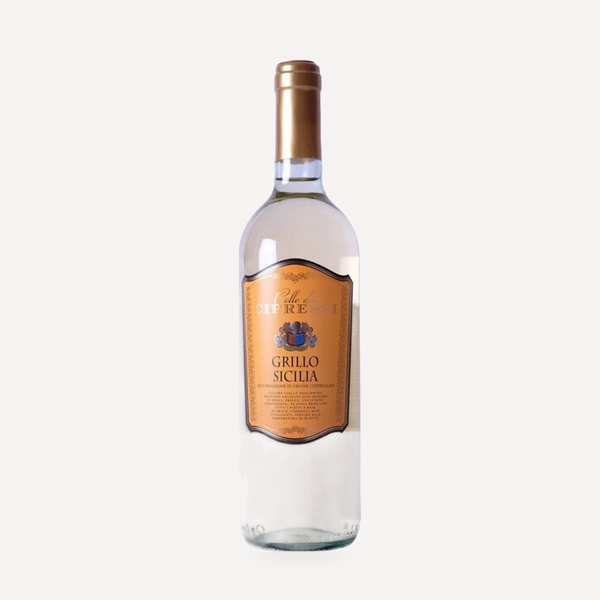 Colle dei Cipressi Grillo Sicilia DOC wine — Natale Verga winery — Dionysus