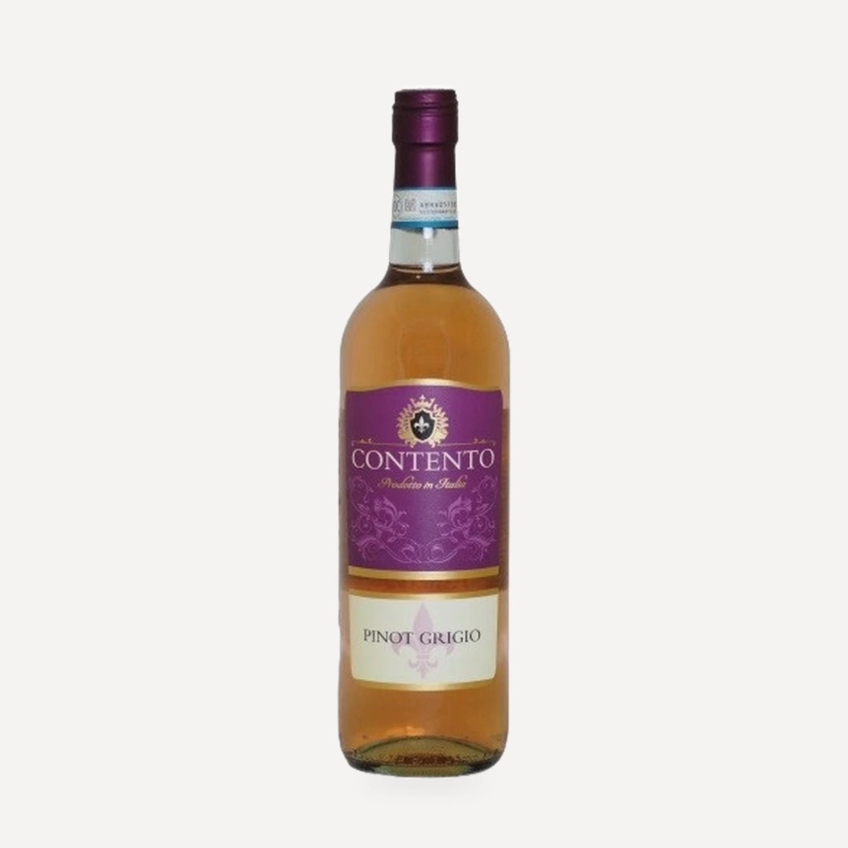 Contento Pinot Grigio Rose delle Venezie DOC wine — Natale Verga winery — Dionysus