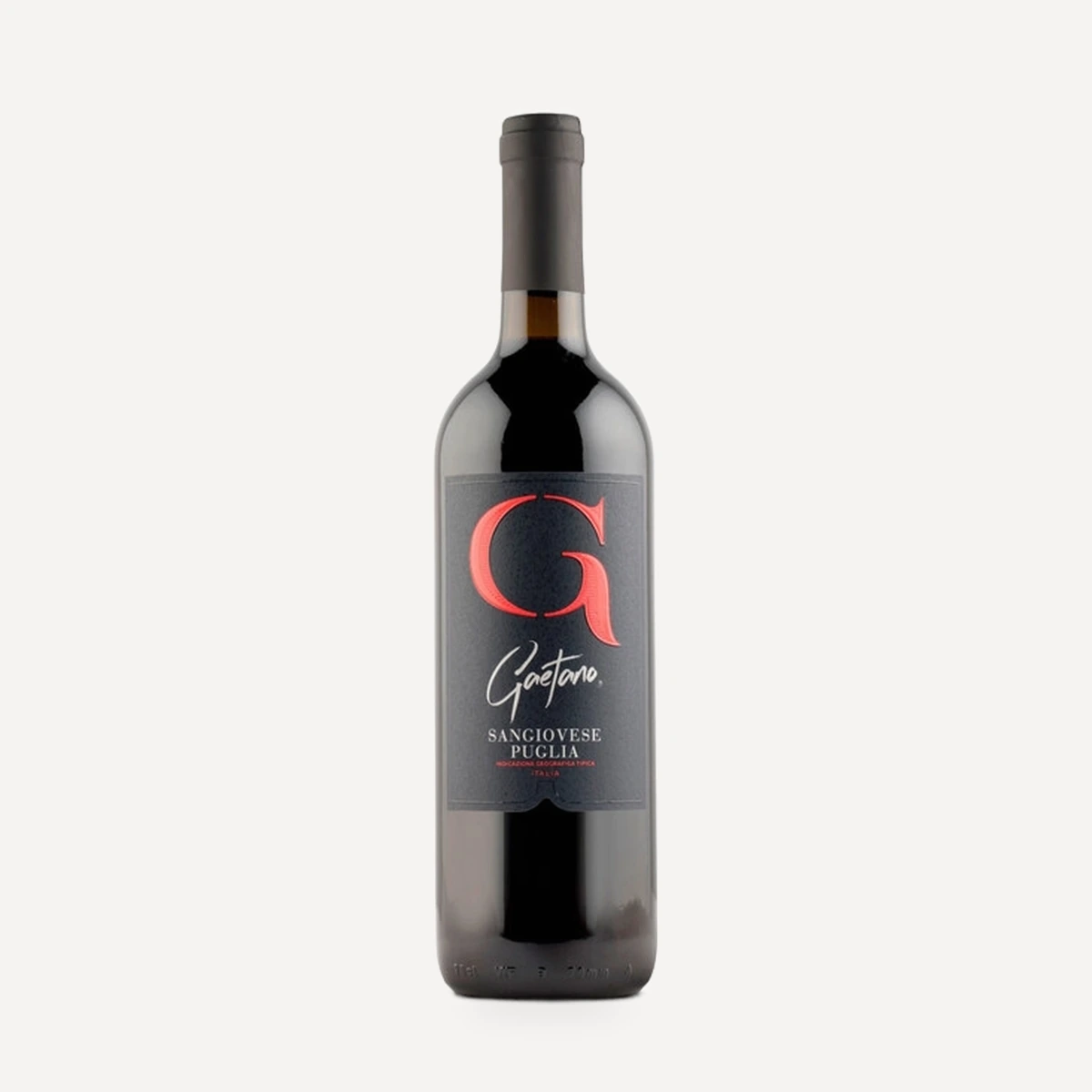 Gaetano Sangiovese Puglia IGT wine — Natale Verga winery — Dionysus