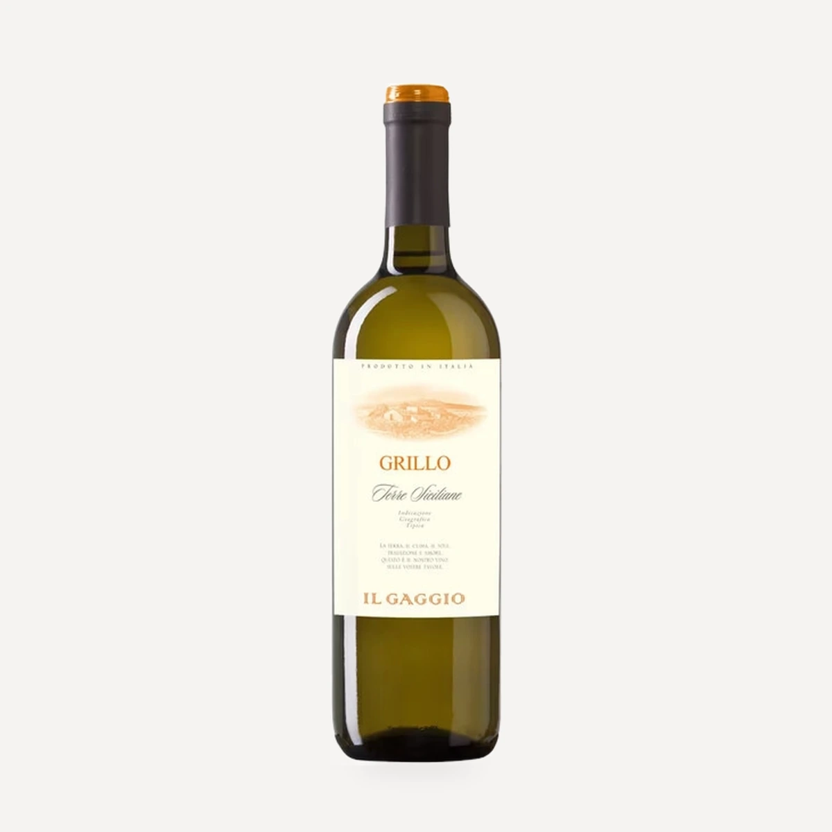 Il Gaggio Grillo Terre Siciliane IGT wine — Natale Verga winery — Dionysus