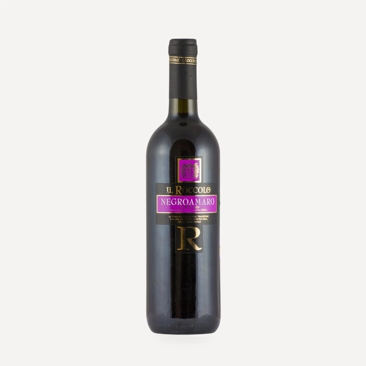 Il Roccolo Negroamaro Salento IGT wine — Natale Verga winery — Dionysus