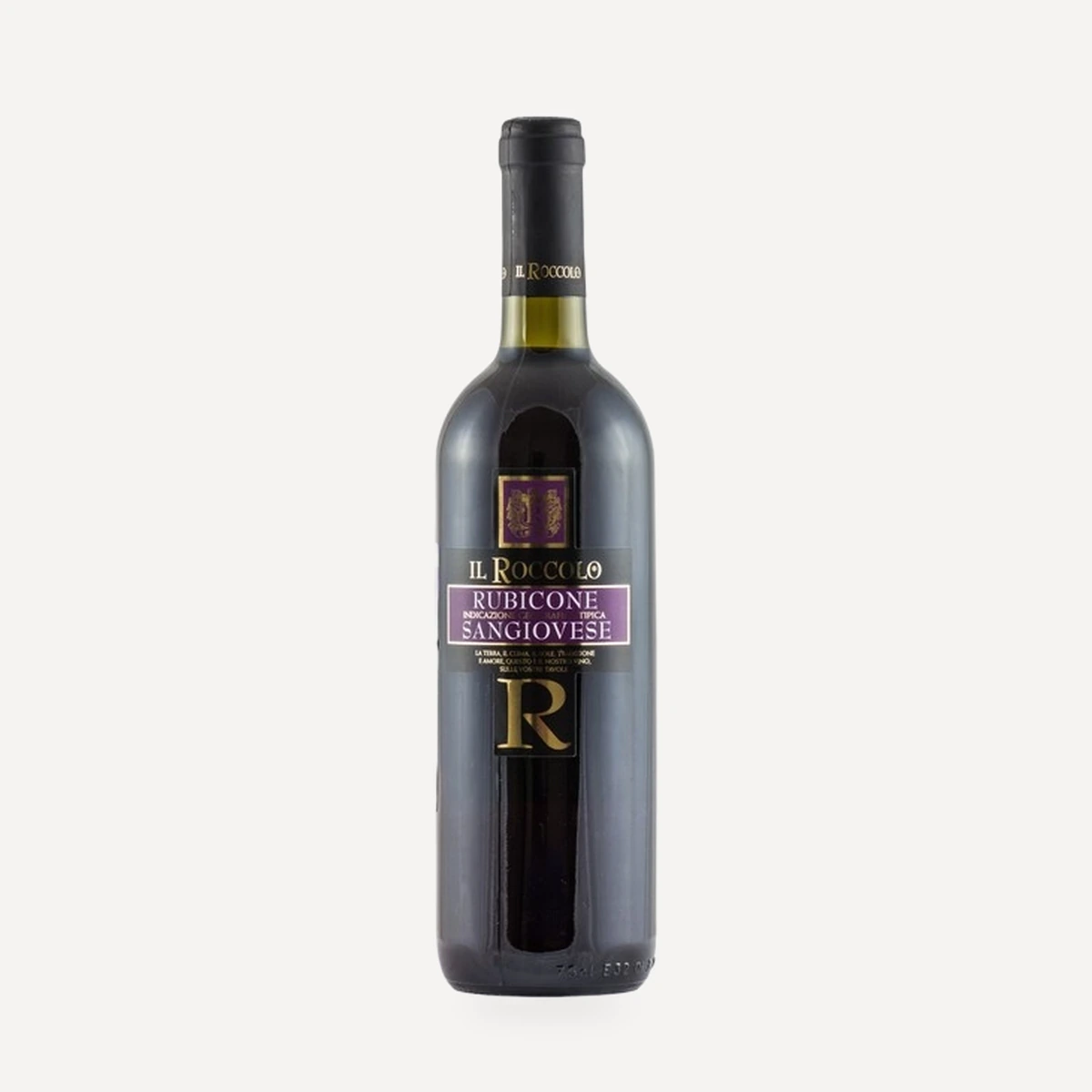 Il Roccolo Sangiovese Rubicone IGT wine — Natale Verga winery — Dionysus
