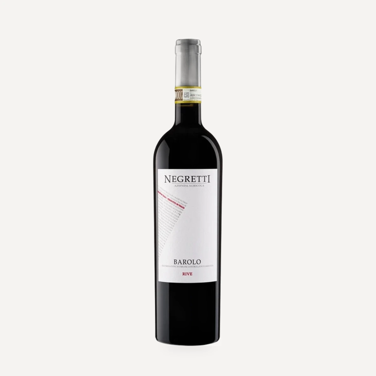 Barolo Rive DOCG wine — Negretti winery — Dionysus