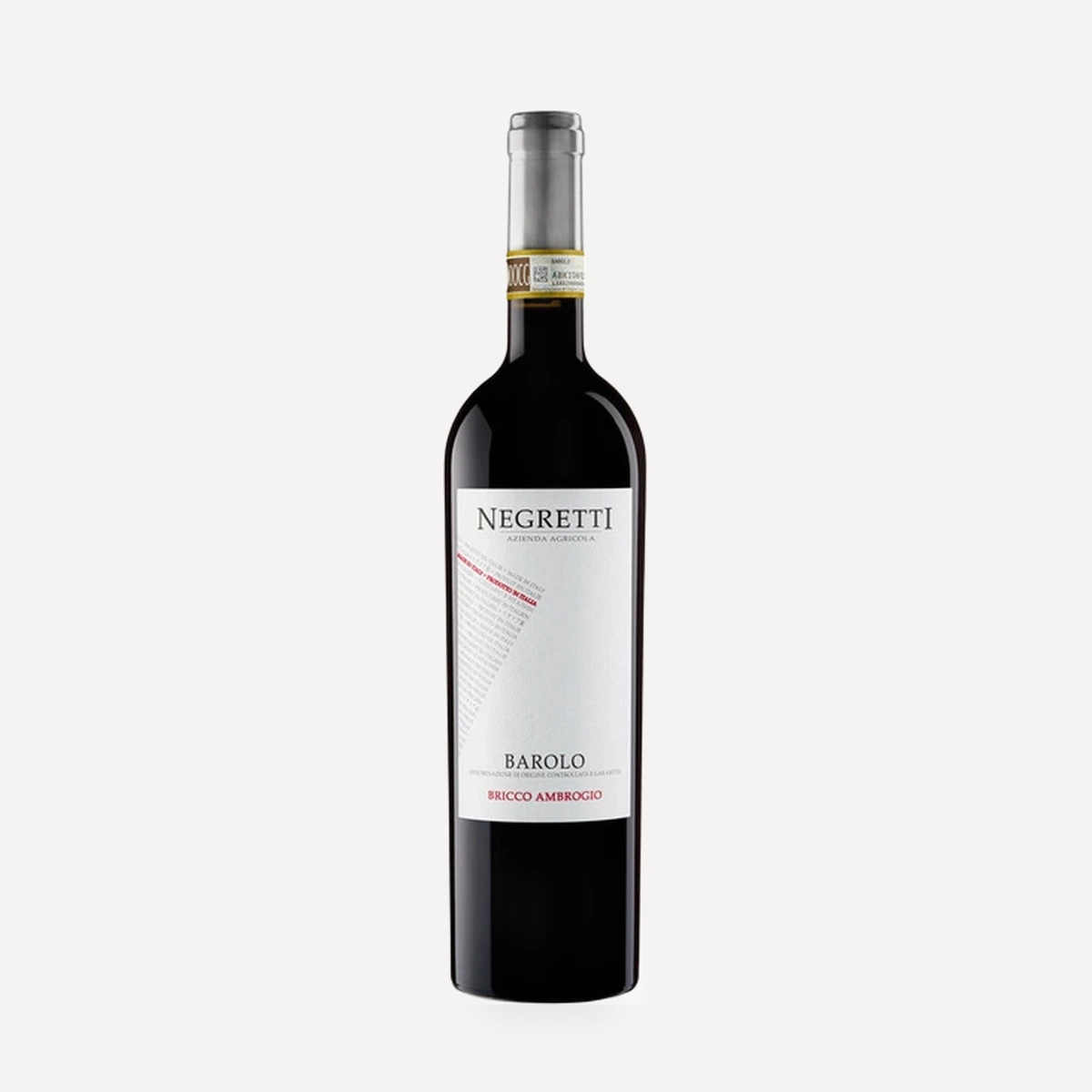 Bricco Ambrogio Barolo DOCG wine — Negretti winery — Dionysus
