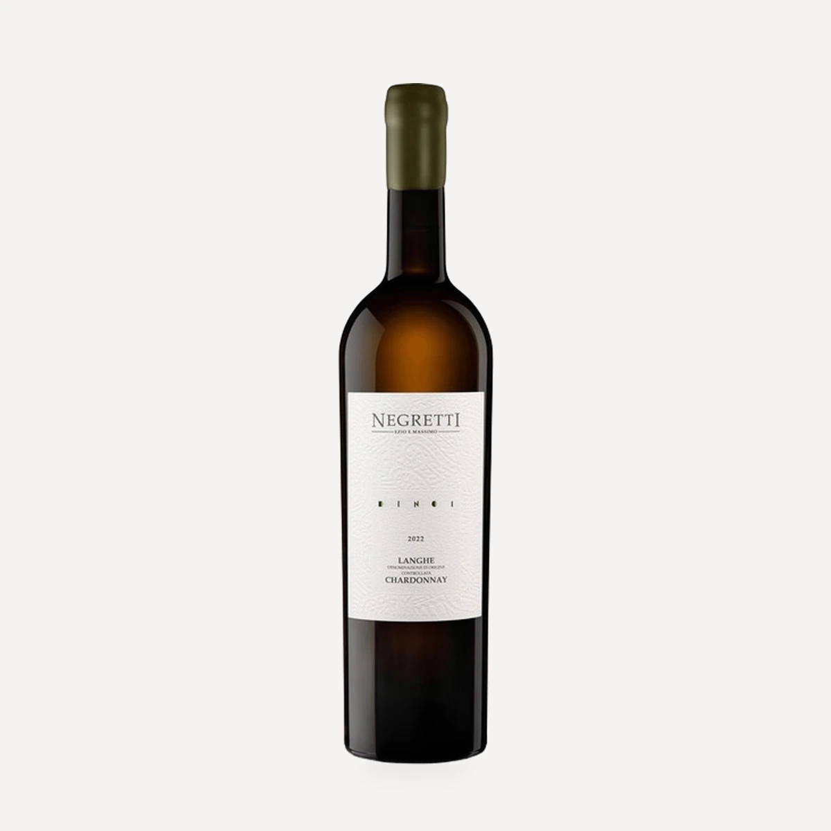 Dinoi Chardonnay Langhe DOC wine — Negretti winery — Dionysus