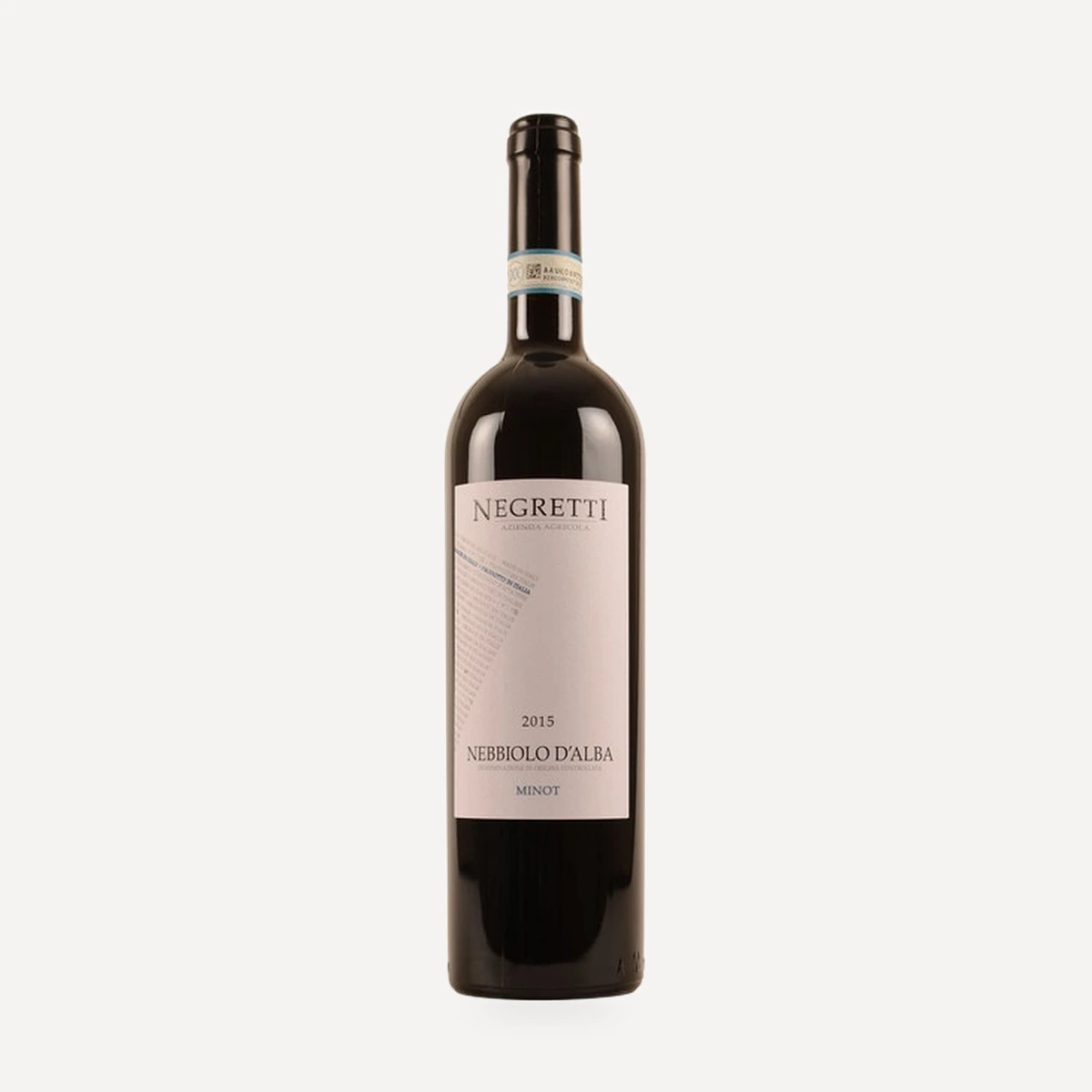 Minot Nebbiolo d'Alba DOC wine — Negretti winery — Dionysus