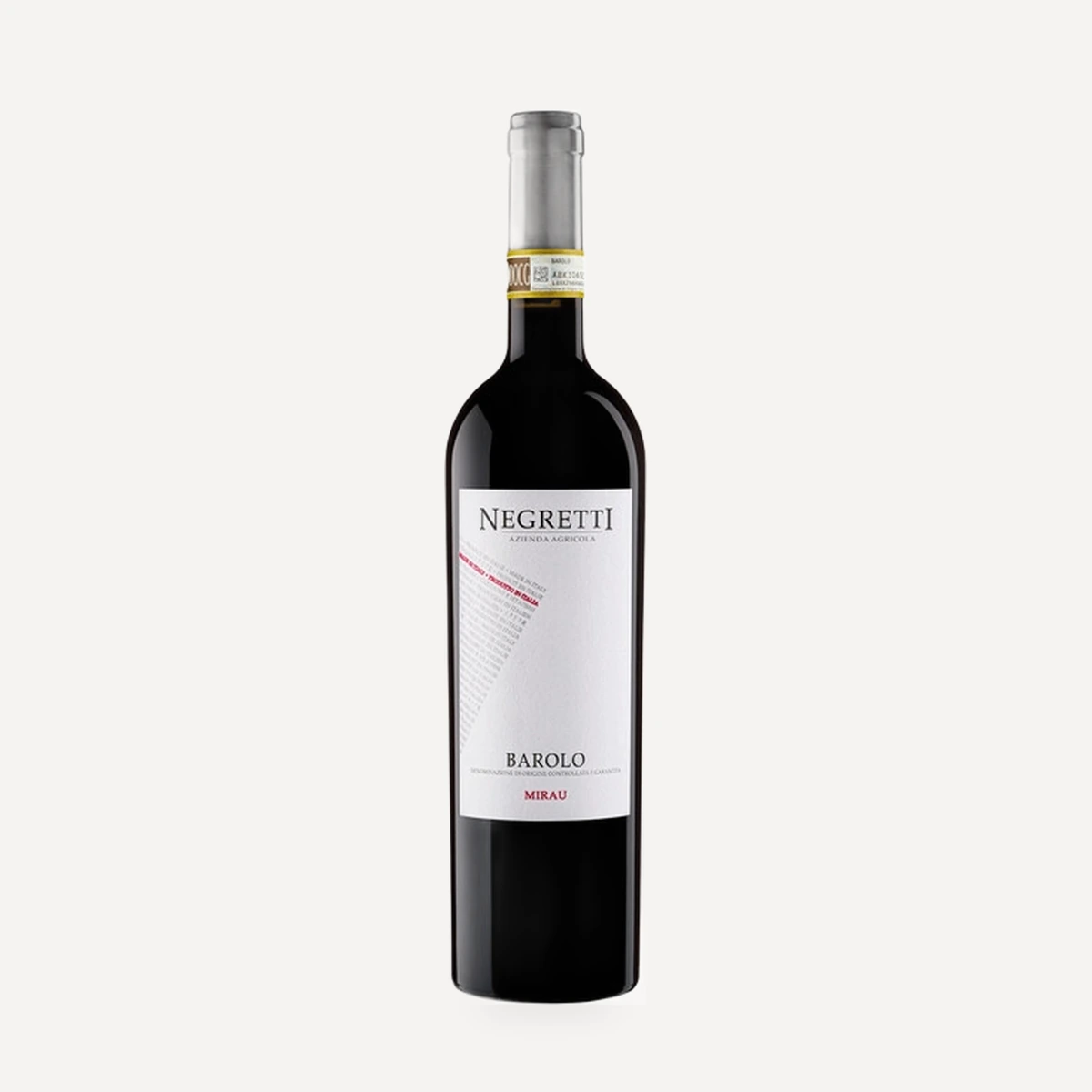 Mirau Barolo DOCG wine — Negretti winery — Dionysus
