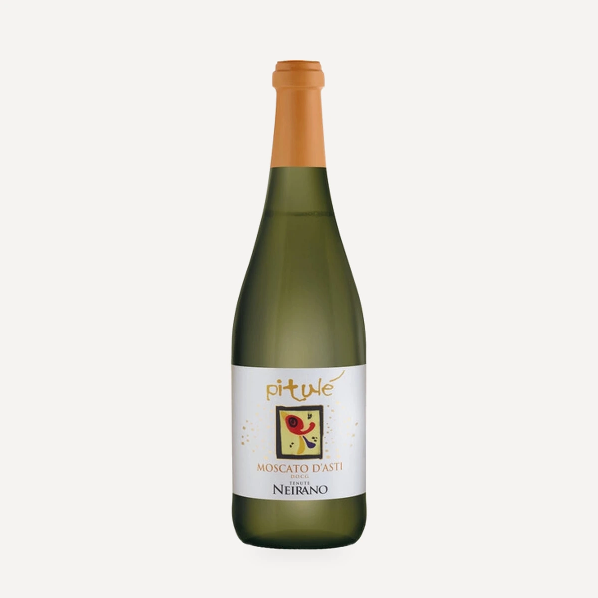 Pitule Moscato D'Asti DOCG wine — Neirano winery — Dionysus