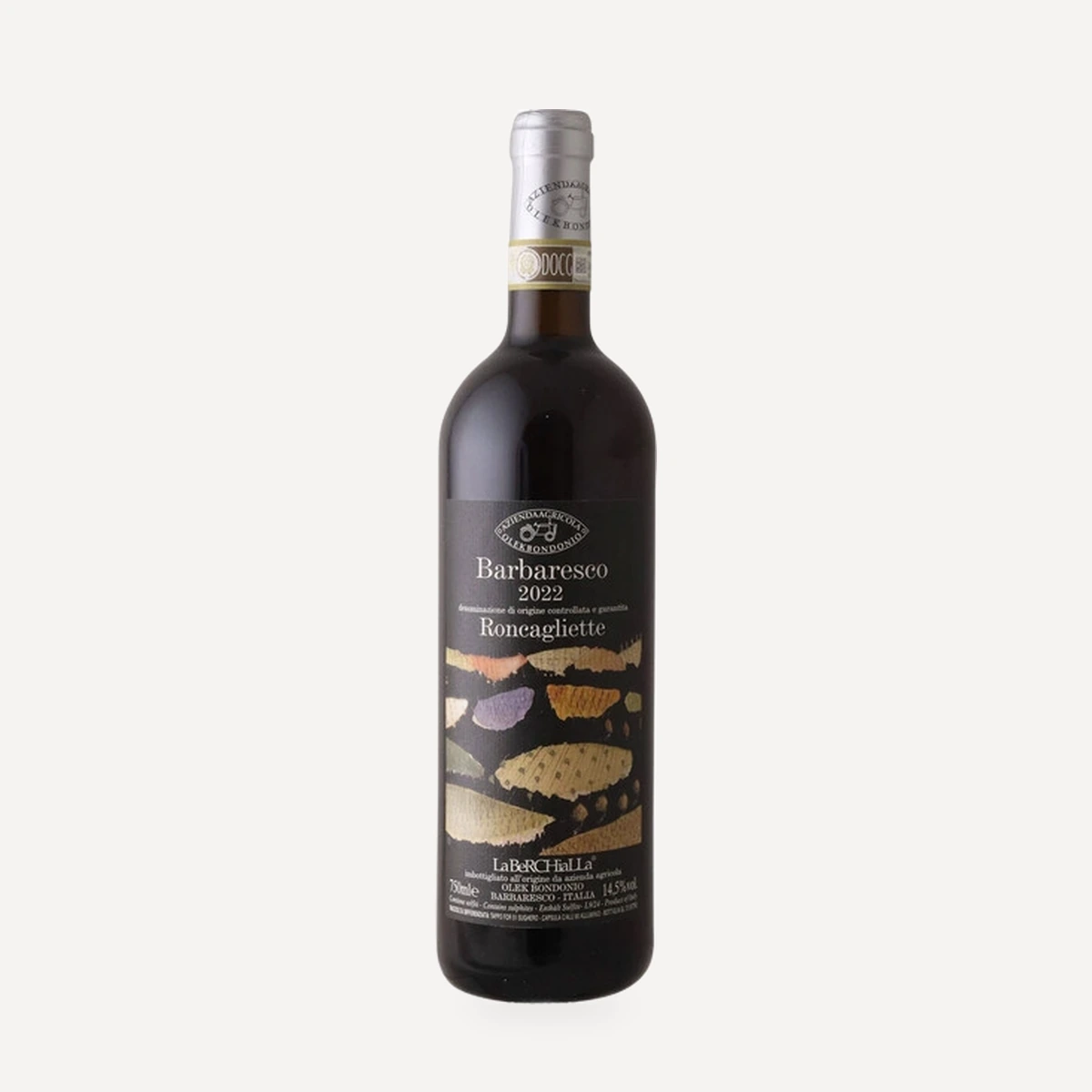 Barbaresco Roncagliette DOCG wine — Olek Bondonio winery — Dionysus