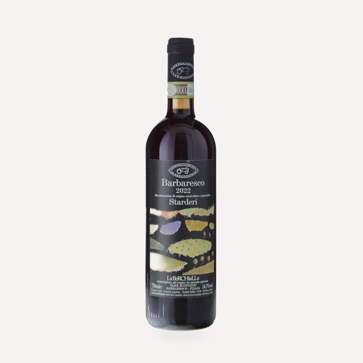 Barbaresco Starderi DOCG wine — Olek Bondonio winery — Dionysus
