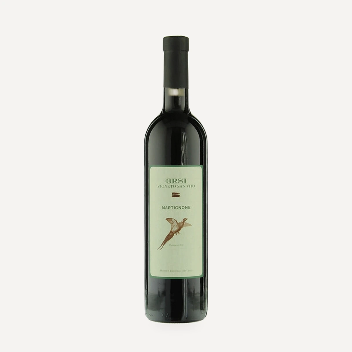 Martignone Colli Bolognesi DOC wine — Orsi Vigneto San Vito winery — Dionysus